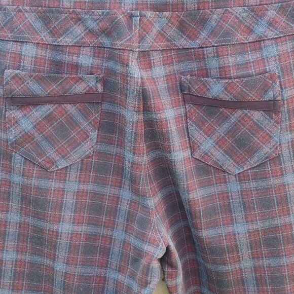 ATTRACTIVE SIMON CHANG The Collection Checkered Stretch Pant Leggings S… - Picture 3 of 7